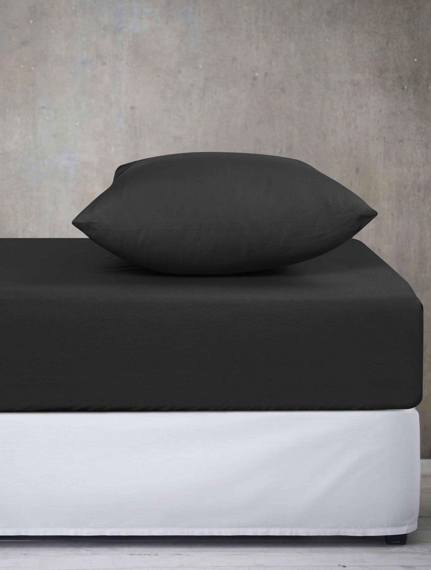 Bed Sheet ANTHRACITE MONOCHROME