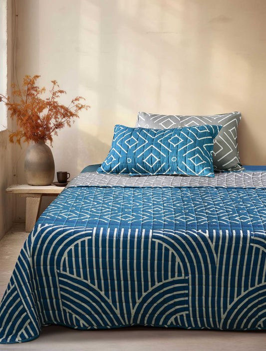 Bedspread DARK OCEAN